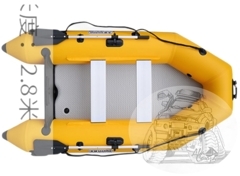 Лодка ПВХ под мотор 2,8м ЖЕЛТАЯ